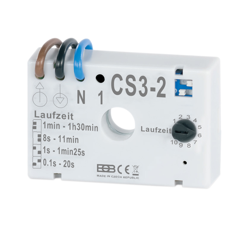 Externer Timer CS3-2 mit Einbaumöglichkeit unter dem Schalter